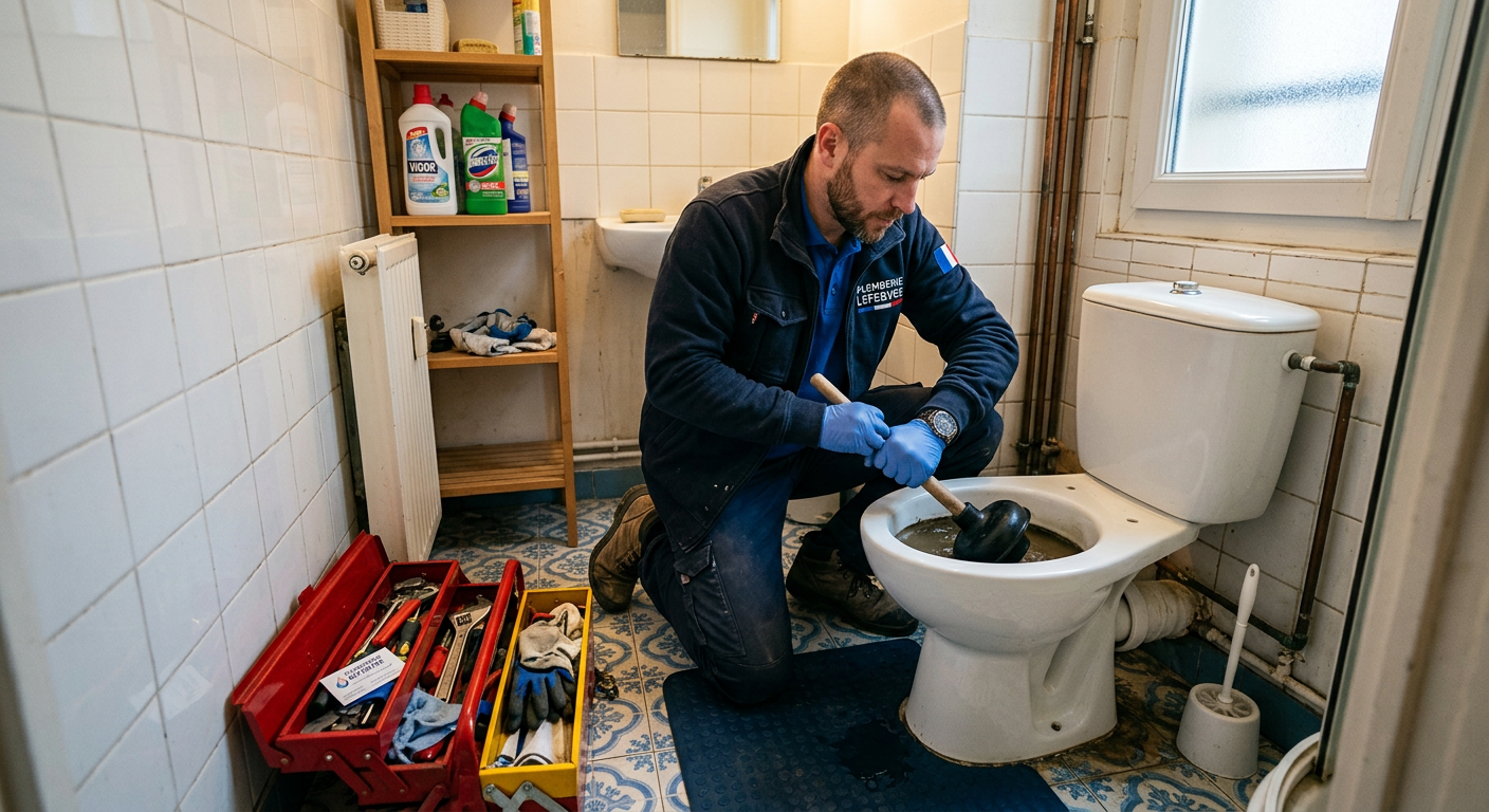 débouchage WC urgence plombier Rueil-Malmaison
